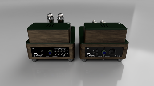 01 preamplifier with 816 mercury power supply rear