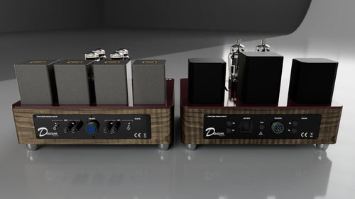 46 valve power amplier rear