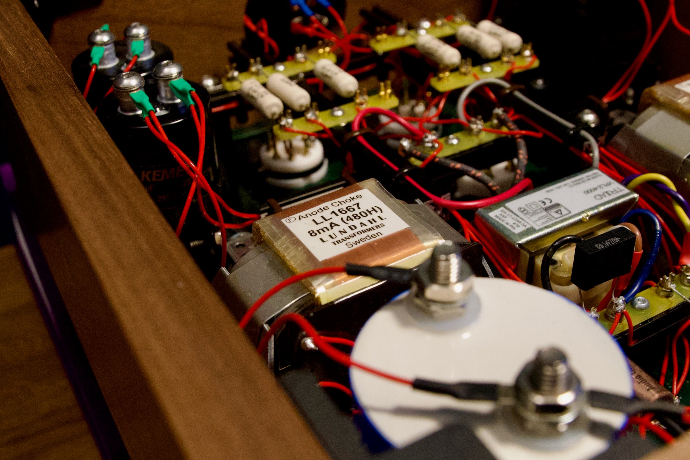 handwired point to point customisable valve tube amplifier